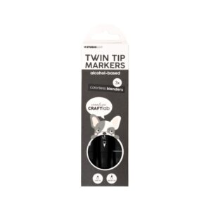 Twin tip markers colorless blenders