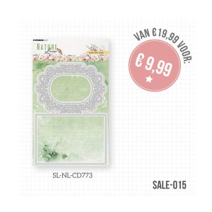 Sale-015 stansmal doily card shape