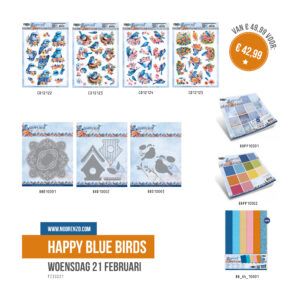 Goodiebag happy blue birds