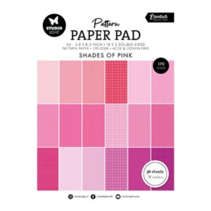 Paperpad shades of pink pattern