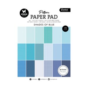 Paperpad shades of blue pattern