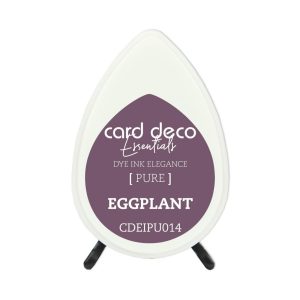 Inktkussen dew drop pure eggplant