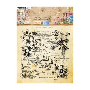 Stempel script & wildflowers
