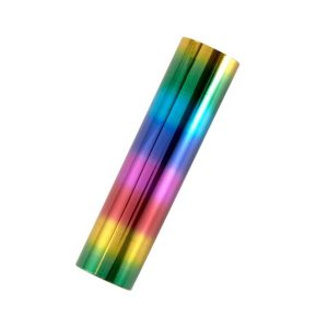 Glimmer hot foil rainbow