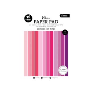 Paperpad vellum shades of pink