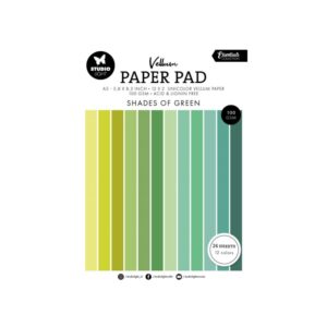 Paperpad vellum shades of green