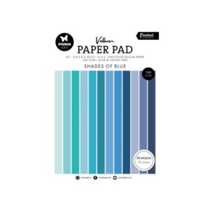 Paperpad vellum shades of blue