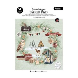 Designpapier festive forest A4