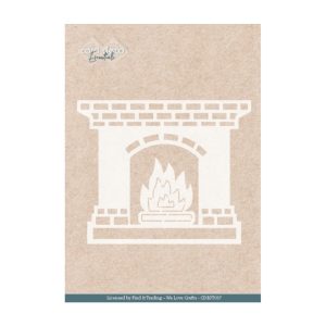 Stencil fireplace