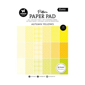 Paperpad shades of yellow print