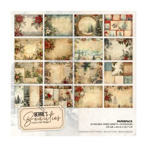 Designpapier vintage christmas