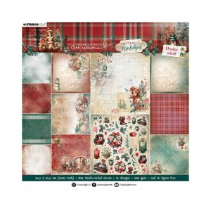 Designpapier festive nostalgia scrap