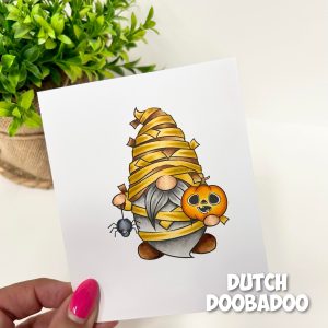 Leerzame les gnome mummy met copic alcohol markers