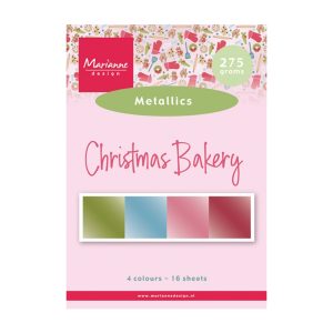 Papierset christmas bakery metallics