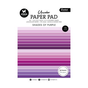 Paperpad shades of purple