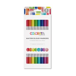 Watercolour markers vibrant essentials