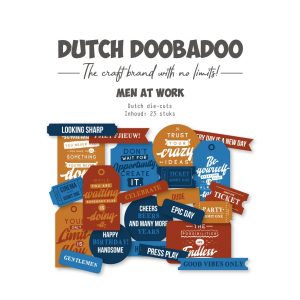 Stansplaatjes men at work labels