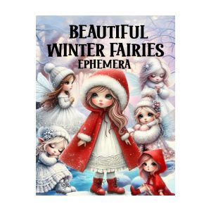 Collage boek beautiful winter fairies