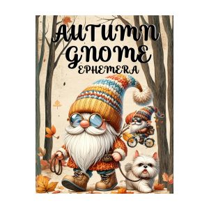 Collage boek autumn gnome