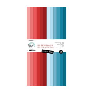 Paperpad red & blue