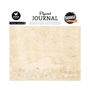 Plywood letter journal