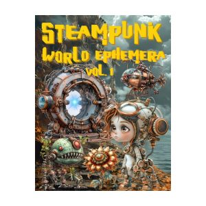 Collage boek steampunk world