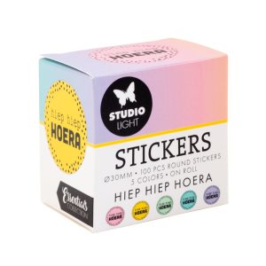 Stickers hiep hiep hoera