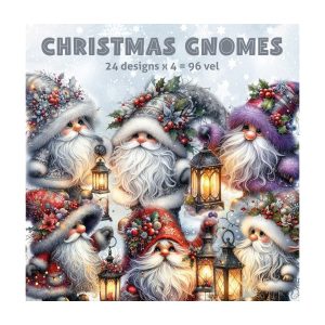 Collageboek christmas gnomes