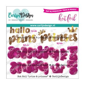 Hot foil prins prinses