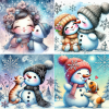 Mega Hobby Festijn snowmen kisses - Afbeelding 2