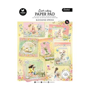 Cardmaking pad blooming spring