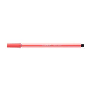 Premium viltstift pen 68 neon rood