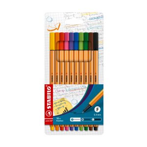 Fineliner point 88 set 10 kleuren