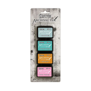 Distress archival mini inkt set 4