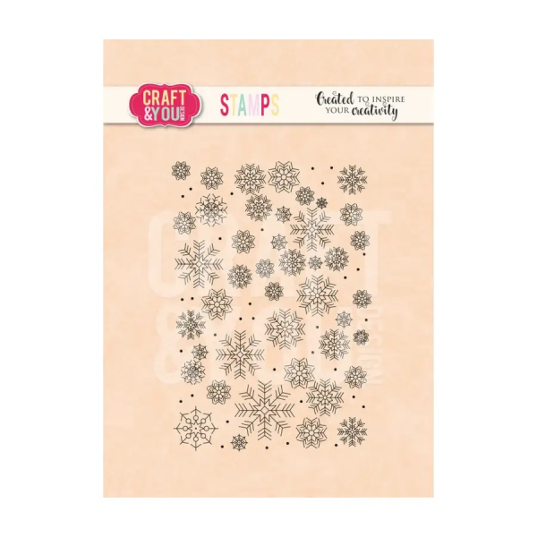 Stempel snowflakes