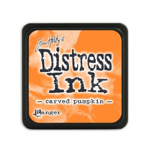 Distress inkt mini carved pumpkin