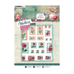 Stickers postage stamps & quotes