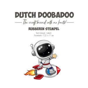 Stempel astronaut raket