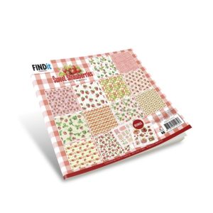Designpapier sweet strawberries