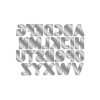 Stansmal stitched alphabet - Afbeelding 2