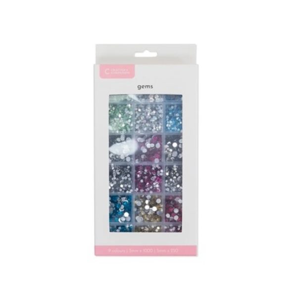 Plakparels assorti box - gems sparkle
