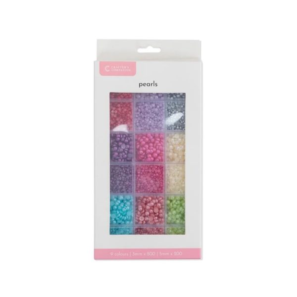 Plakparels assorti box - pearls sparkle