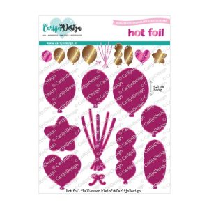 Stansmal hotfoil ballonnen klein