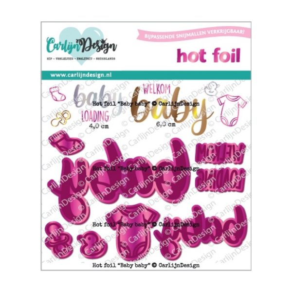 Stansmal hotfoil baby baby
