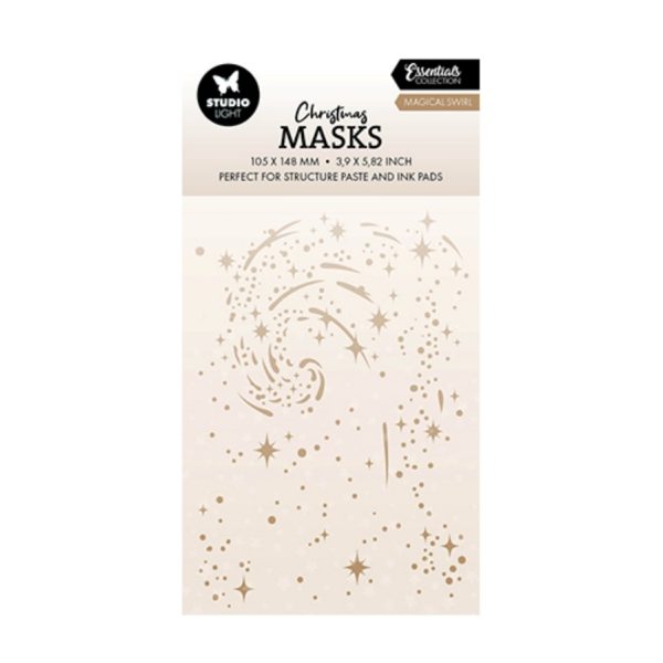 Stencil magical swirl