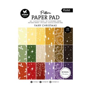 Paperpad pattern fairy christmas