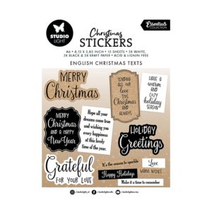 Stickers kerstwensen