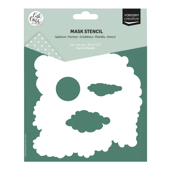 Mask sun & clouds