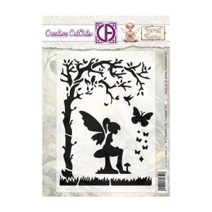 Stencil forest fairies