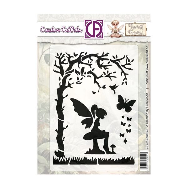 Stencil forest fairies